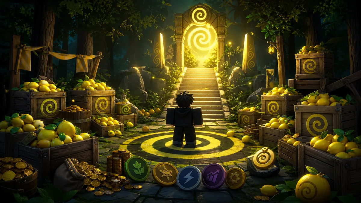 Illustration éditoriale d'une porte d'ascension Sell Lemons