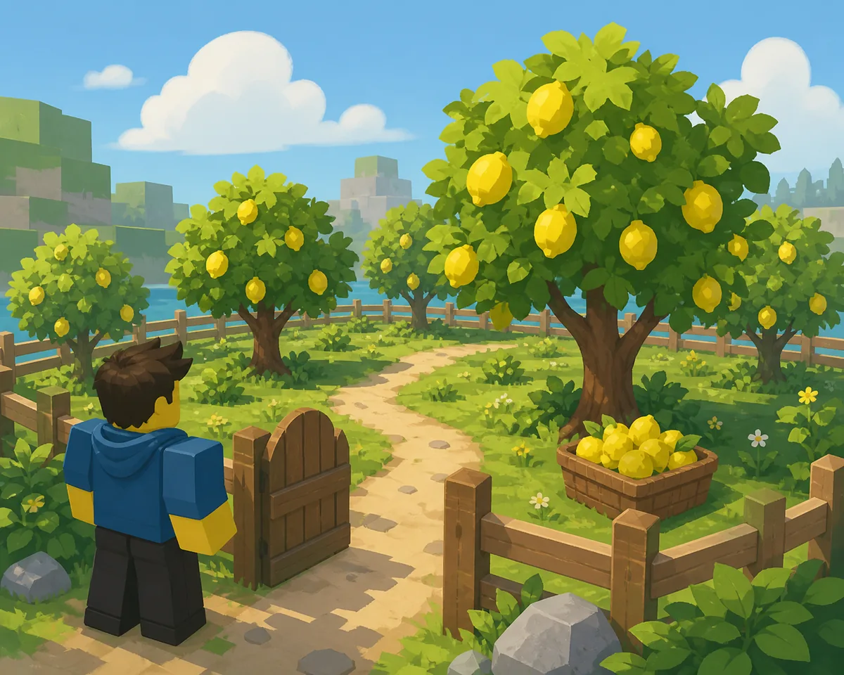 Fan-made Orchard access route illustration for Sell Lemons